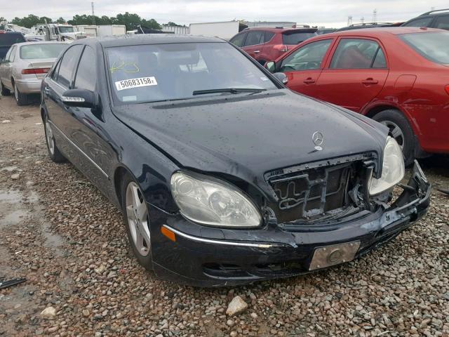 WDBNG70J54A403425 - 2004 MERCEDES-BENZ S 430 BLACK photo 1