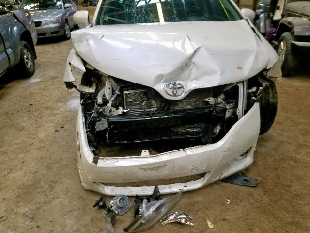 4T3BK3BB2AU034571 - 2010 TOYOTA VENZA WHITE photo 9