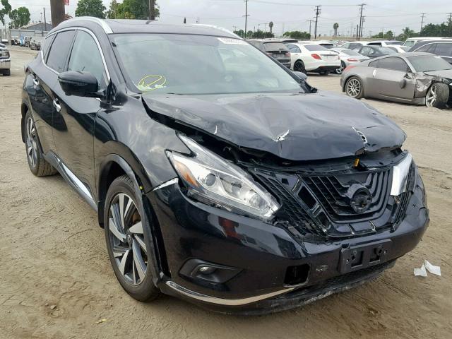 5N1AZ2MH4JN170674 - 2018 NISSAN MURANO S BLACK photo 1