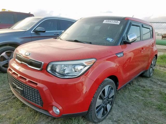 KNDJX3A53E7709600 - 2014 KIA SOUL ! RED photo 2