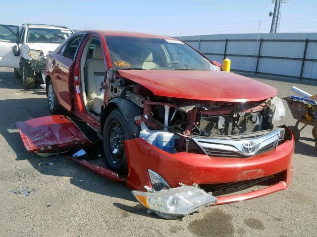 4T1BF1FK8CU521269 - 2012 TOYOTA CAMRY BASE RED photo 1
