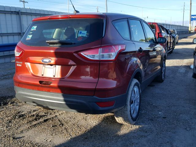 1FMCU0F79EUB61366 - 2014 FORD ESCAPE S RED photo 4