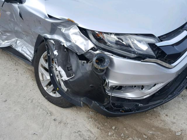 2HKRM3H71GH517738 - 2016 HONDA CR-V EXL SILVER photo 9