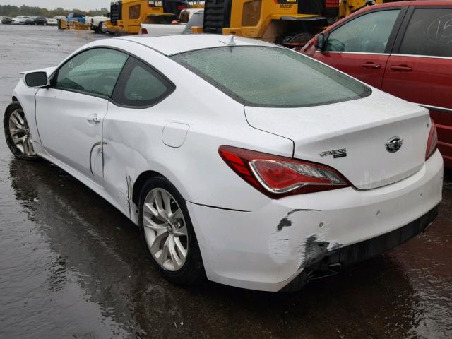 KMHHU6KJ9EU118141 - 2014 HYUNDAI GENESIS CO WHITE photo 3