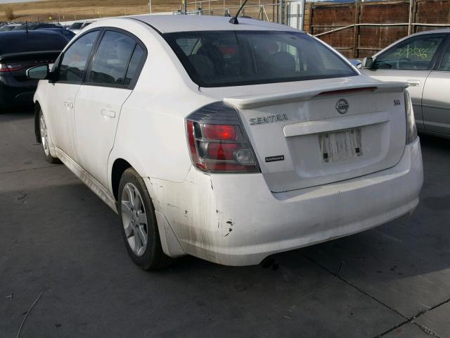 3N1AB6AP8BL689999 - 2011 NISSAN SENTRA 2.0 SILVER photo 3