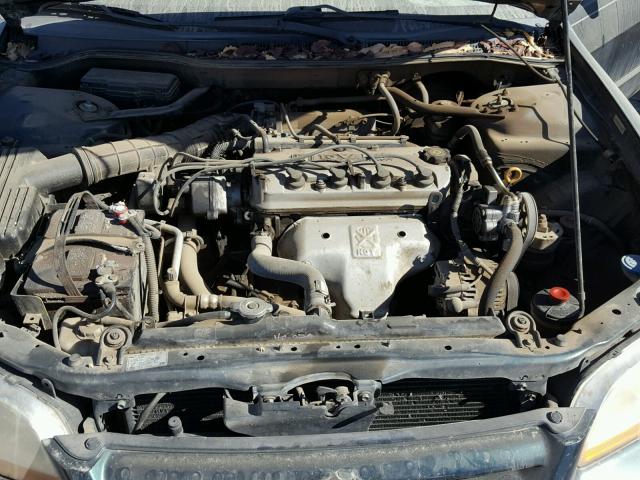 1HGCF86611A040462 - 2001 HONDA ACCORD VAL GREEN photo 7