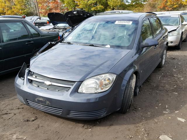 1G1AT58H897269945 - 2009 CHEVROLET COBALT LT BLUE photo 2