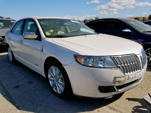 3LNDL2L36CR801820 - 2012 LINCOLN MKZ HYBRID WHITE photo 1