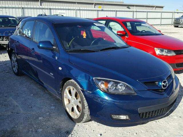 JM1BK143171683859 - 2007 MAZDA 3 HATCHBAC BLUE photo 1