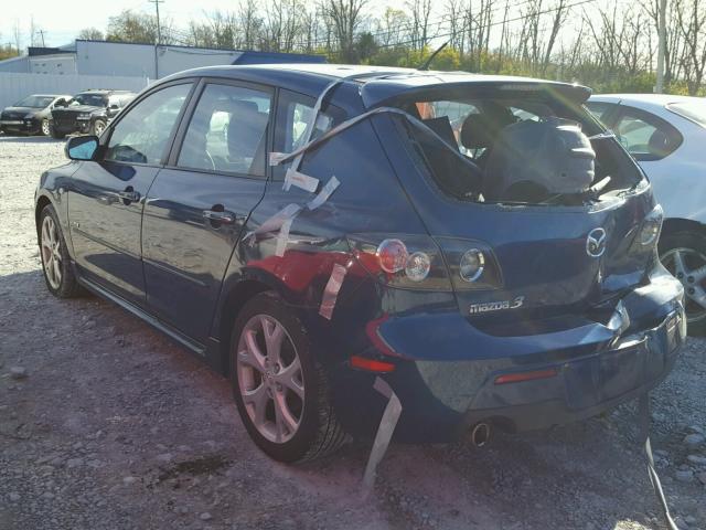 JM1BK143171683859 - 2007 MAZDA 3 HATCHBAC BLUE photo 3