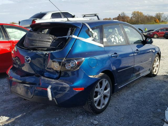 JM1BK143171683859 - 2007 MAZDA 3 HATCHBAC BLUE photo 4