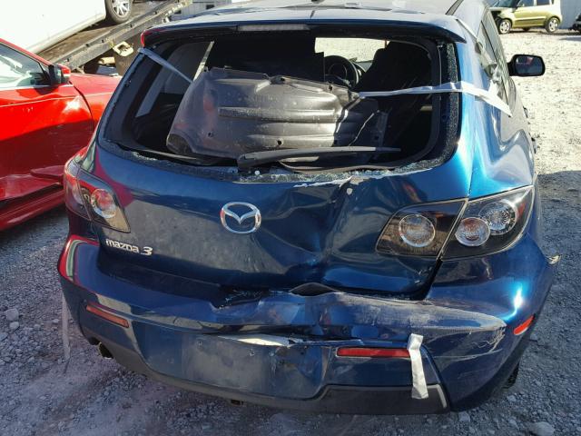 JM1BK143171683859 - 2007 MAZDA 3 HATCHBAC BLUE photo 9