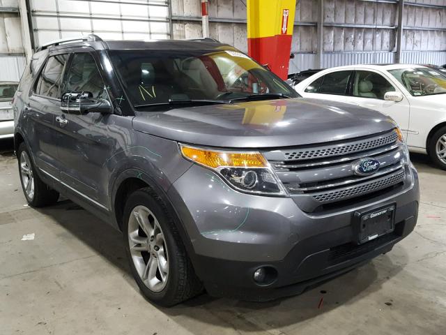 1FM5K7F83DGA08611 - 2013 FORD EXPLORER L CHARCOAL photo 1