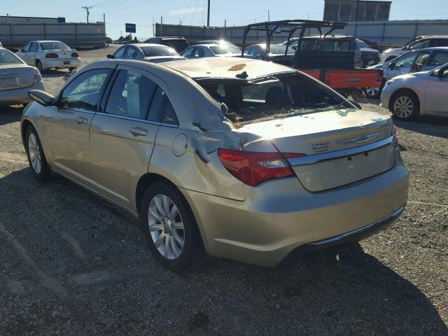 1C3BC1FGXBN519075 - 2011 CHRYSLER 200 TOURIN BEIGE photo 3