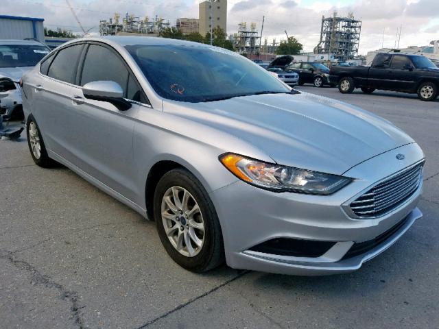 3FA6P0G73HR273752 - 2017 FORD FUSION S SILVER photo 1