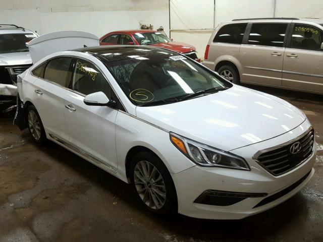 5NPE34AF1FH114706 - 2015 HYUNDAI SONATA SPO WHITE photo 1