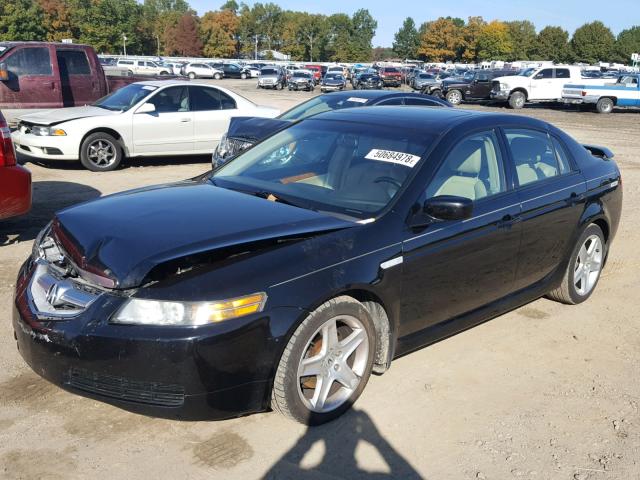 19UUA66214A054788 - 2004 ACURA TL BLACK photo 2