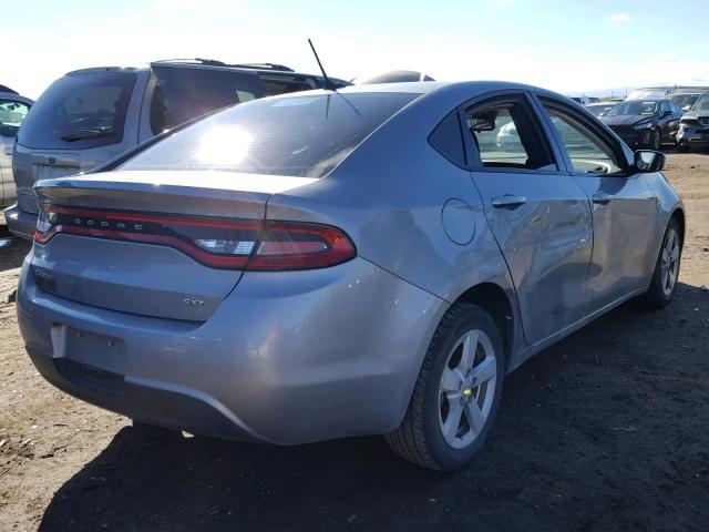 1C3CDFBB9GD635440 - 2016 DODGE DART SXT GRAY photo 4