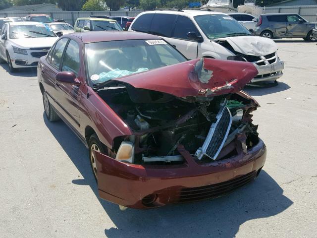 3N1CB51D71L515431 - 2001 NISSAN SENTRA XE BURGUNDY photo 1