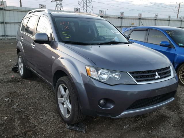 JA4MS41X97Z004210 - 2007 MITSUBISHI OUTLANDER GRAY photo 1