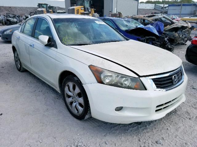 1HGCP36848A076321 - 2008 HONDA ACCORD EXL WHITE photo 1