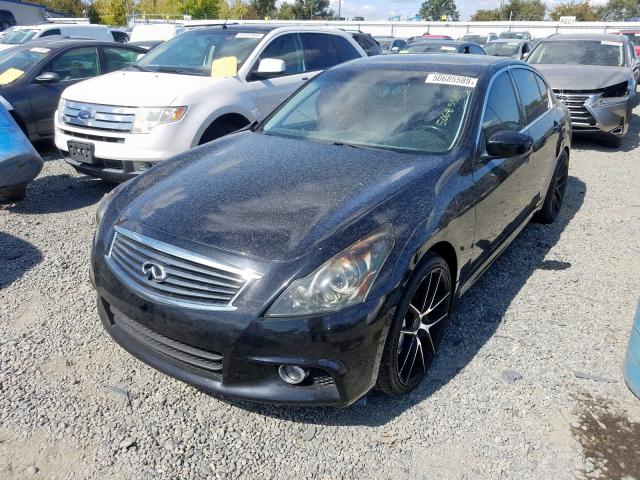 JN1CV6AP5BM508797 - 2011 INFINITI G37 BASE BLACK photo 2