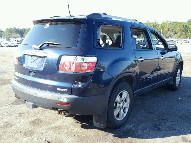 1GKKVPEDXCJ232395 - 2012 GMC ACADIA SLE BLUE photo 4