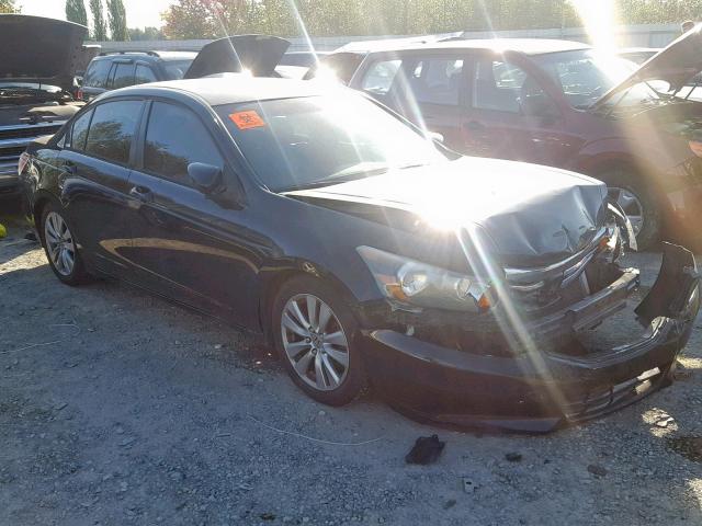 1HGCP2F82BA010707 - 2011 HONDA ACCORD EXL BLACK photo 1