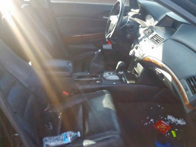 1HGCP2F82BA010707 - 2011 HONDA ACCORD EXL BLACK photo 5