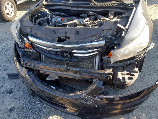 1HGCP2F82BA010707 - 2011 HONDA ACCORD EXL BLACK photo 9