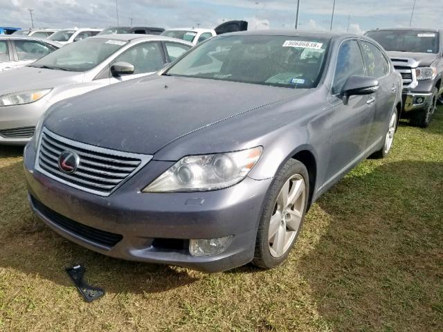 JTHGL5EF8C5045340 - 2012 LEXUS LS 460L GRAY photo 2