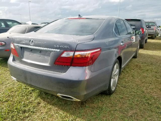 JTHGL5EF8C5045340 - 2012 LEXUS LS 460L GRAY photo 4