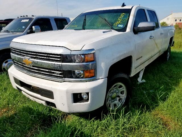 1GC1KWE81FF568392 - 2015 CHEVROLET SILVERADO WHITE photo 2