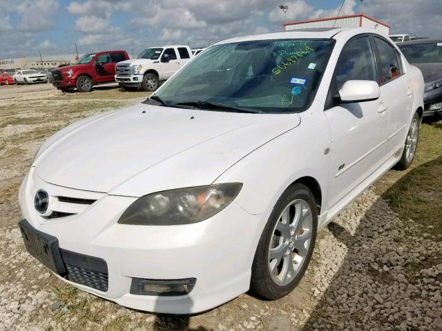 JM1BK323X71690453 - 2007 MAZDA 3 S WHITE photo 2