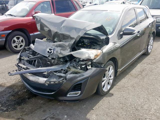 JM1BL1H5XA1124911 - 2010 MAZDA 3 S GRAY photo 2