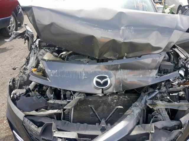 JM1BL1H5XA1124911 - 2010 MAZDA 3 S GRAY photo 7