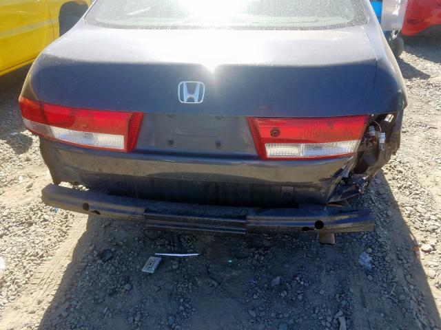 1HGCM55374A175509 - 2004 HONDA ACCORD LX BLUE photo 9