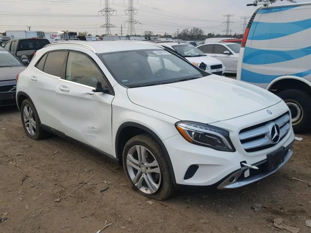 WDCTG4GB3FJ098154 - 2015 MERCEDES-BENZ GLA 250 4M WHITE photo 1