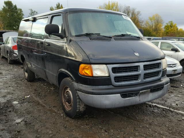 2B7KB31Y0WK141540 - 1998 DODGE RAM VAN B3 BLACK photo 1