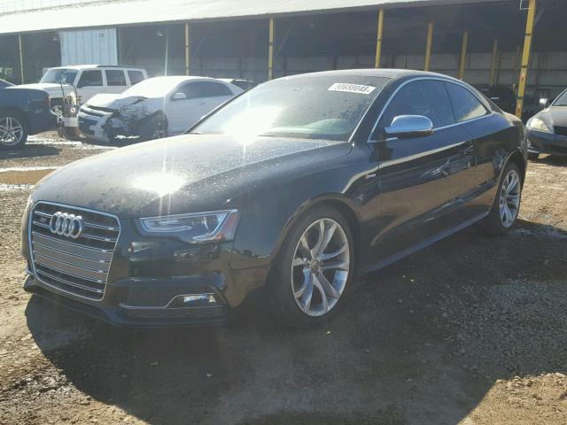 WAUVGAFRXFA021192 - 2015 AUDI S5 PRESTIG BLACK photo 2