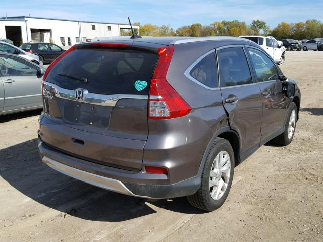 2HKRM3H70FH532911 - 2015 HONDA CR-V EXL BROWN photo 4