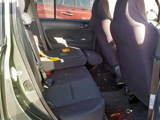 JTLKT324650210051 - 2005 TOYOTA SCION XB მწვანე ფოტო 6