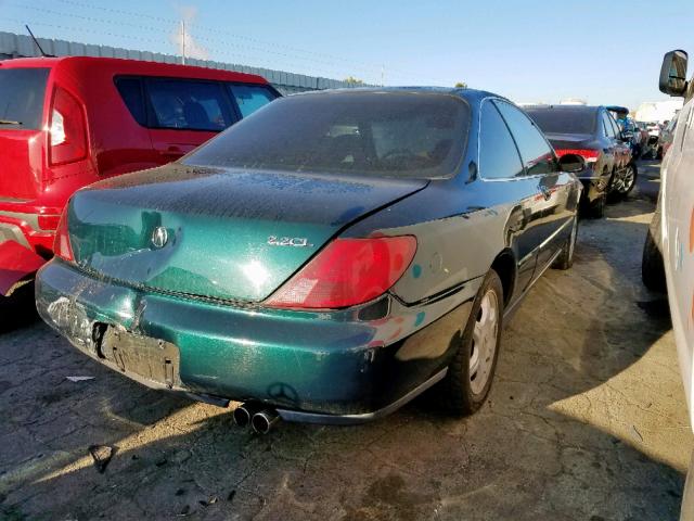 19UYA1256VL015124 - 1997 ACURA 2.2CL GREEN photo 4