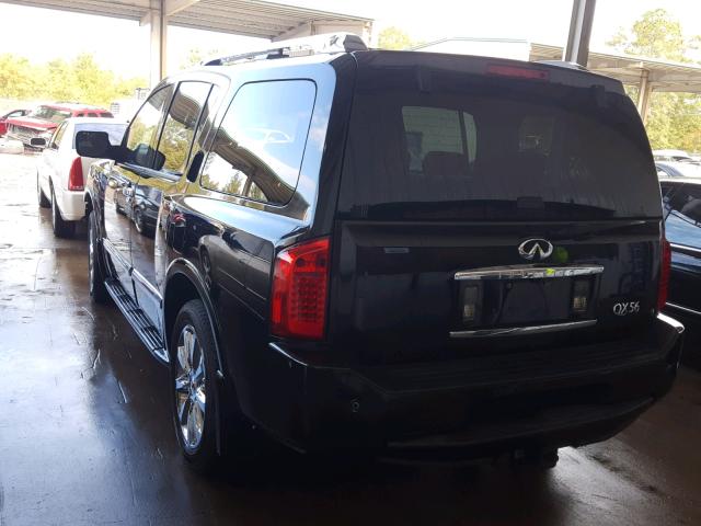 5N3ZA0NC4AN903539 - 2010 INFINITI QX56 BLACK photo 3