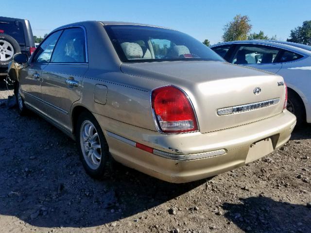 KMHFU45E62A178174 - 2002 HYUNDAI XG 350 GOLD photo 3