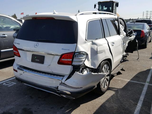 4JGDF6EE6JB126968 - 2018 MERCEDES-BENZ GLS 450 4M WHITE photo 4