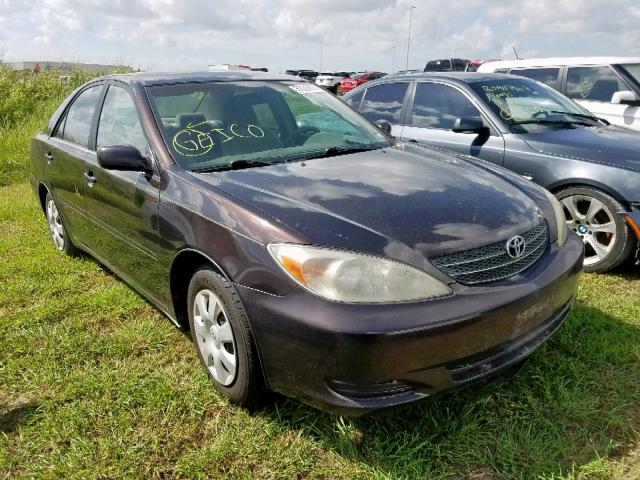 4T1BE32K23U693026 - 2003 TOYOTA CAMRY LE BLACK photo 1