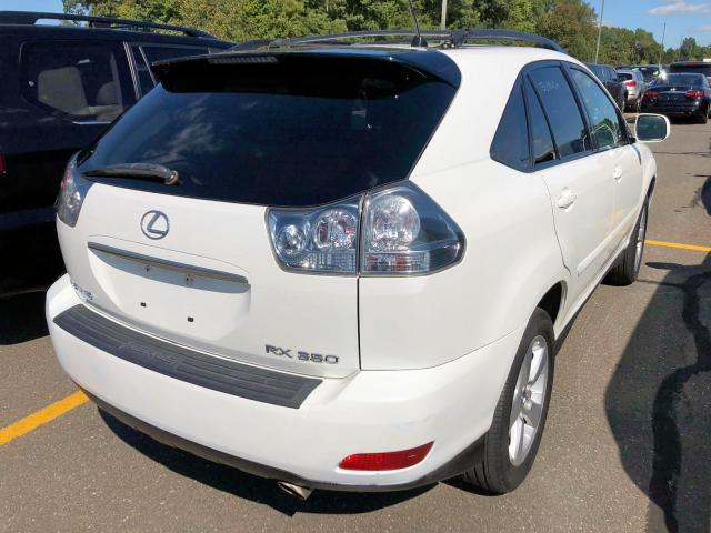 2T2HK31UX7C035401 - 2007 LEXUS RX 350 WHITE photo 4