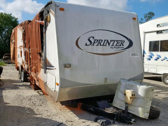 4YDT31124A1531995 - 2010 KEYSTONE SPRINTER WHITE photo 1