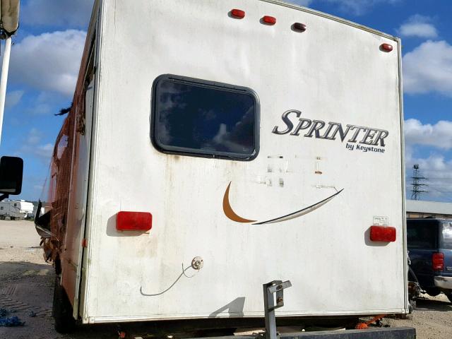 4YDT31124A1531995 - 2010 KEYSTONE SPRINTER WHITE photo 3